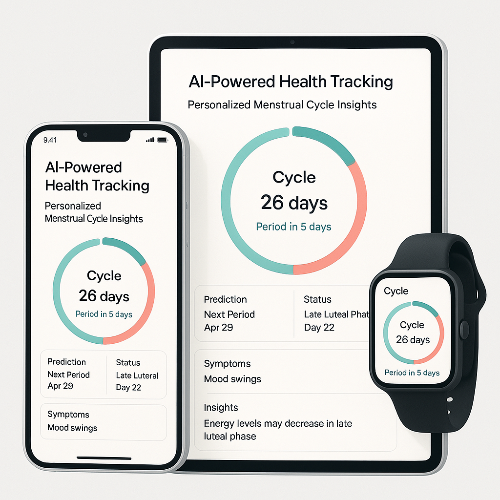 AI-powered health tracking interface